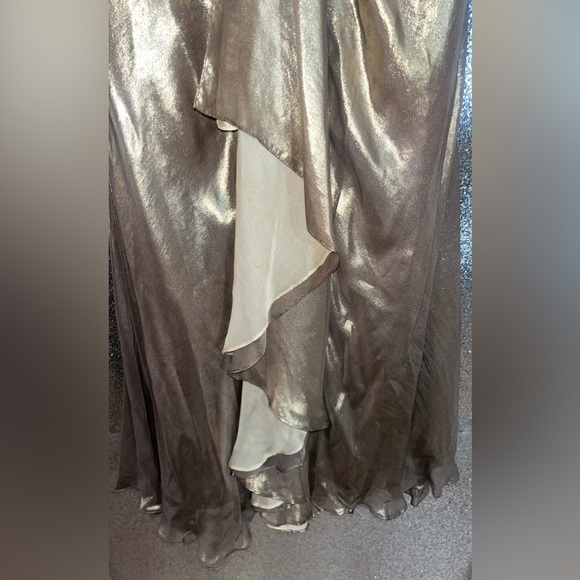 Beautiful Elegant Gold Atelier Alyce Seralina Collection Evening Gown Size 10 - Picture 4 of 16